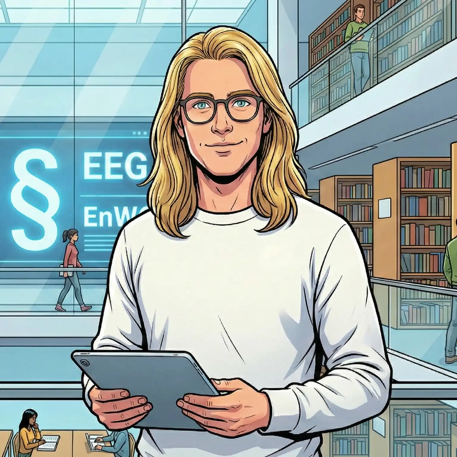Porträt von Agent Lukas, Law Expert im Expertenteam von NewEnergyMetrics
