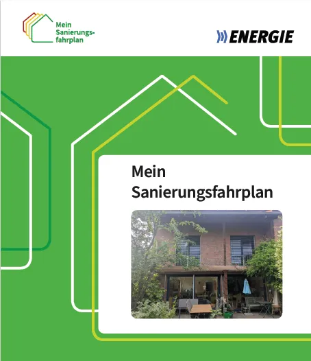 Beispielhaftes Deckblatt eines individuellen Sanierungsfahrplans (iSFP)